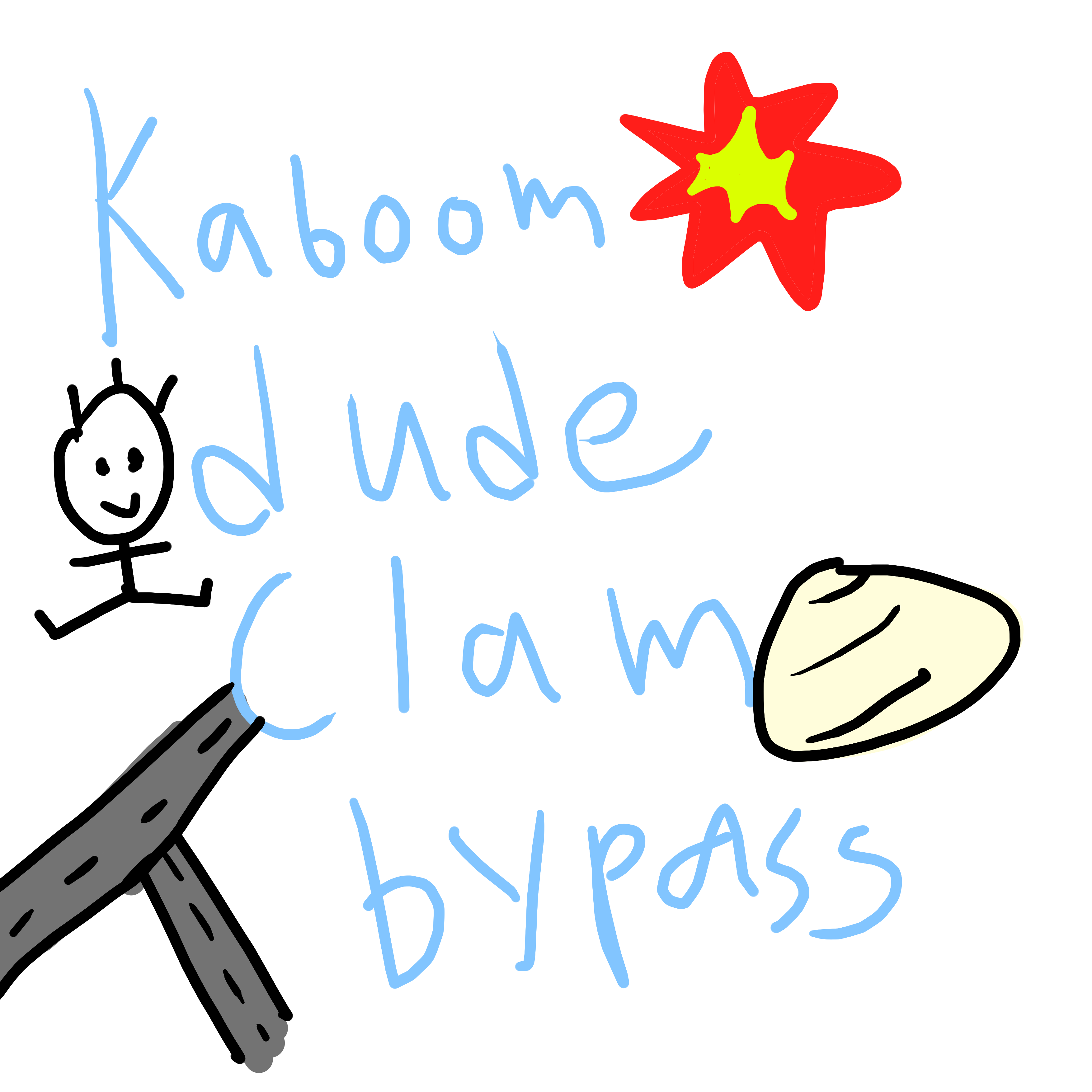 Kaboom dude clam bypass logo
